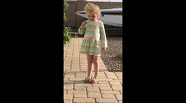 Girl gets brain freeze