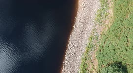 HD Drone Footage of River in Peak District
