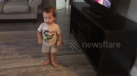 Baby dancing to the Wiggles