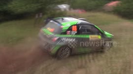 RALLY CAR ROLLED