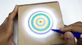 DIY Spin Art Machine | How to Make a Spin Art Machine | Color Disk