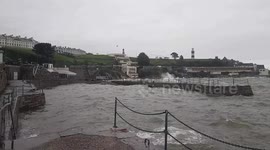 Storm callum plymouth hoe