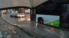 Storms and torrential rains, causes floods.