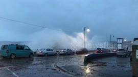 Storm Callum batters Penzance seafront