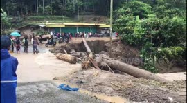 Landslide In Tanah Datar, West Sumatra, Indonesia