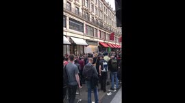Anti fascist counter-protesters in London