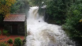 Storm Callum dumps huge volumes of water on Cumbria UK