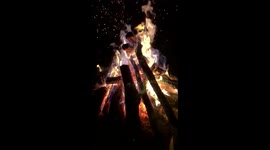 Fire slow motion