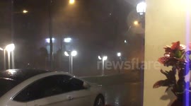 Hurricane Gonzalo hits St Maarten