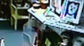 slow motion of latest picture falling off the wall haunted antiques centre