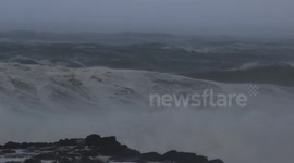 Ex-Hurricane Gonzalo - N. Ireland Coast Waves - Oct 21st (2)