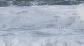 Ex-Hurricane Gonzalo - N. Ireland Coast Waves - Oct 21st (3)