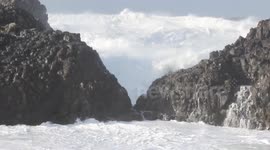 Ex-Hurricane Gonzalo - N. Ireland Coast Waves - Oct 21st (5)