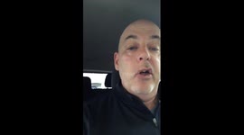 Dad impersonates Sylvester Stallone after a trip to the dentist