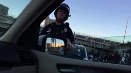 Protesters block highway in Atlanta, Georgia