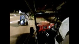 Sprint car crash at Ventura Raceway