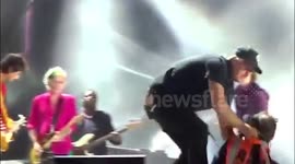 Man tackled on-stage at Rolling Stones gig