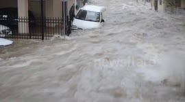 Severe flooding in Athens