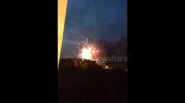 Explosion at a fireworks factory in Stafford