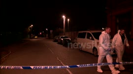 Police investigate scene of a fatal shooting in Manchester