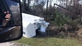 Mexico beach damage from hurricane Michael