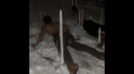 having fun