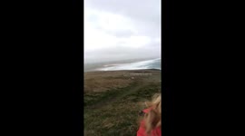It’s some windy on Trevose Head