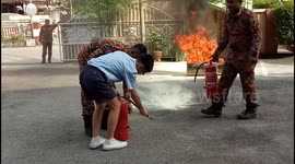 Fire & Rescue Training in School