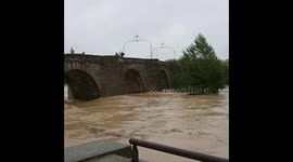 Inondations à Carcassonne... France