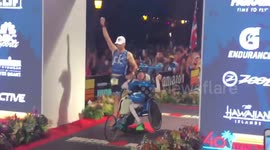 Brothers make history at gruelling Ironman triathlon in Hawaii