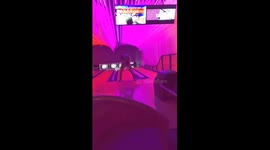 Impossible bowling trickshot