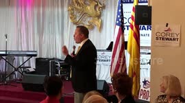 Virginia Republican Senate candidate Corey Stewart says Democratic Party is a party of lies & will be defeated on November 6, 2018