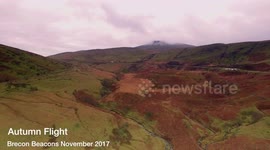 Brecon Beacons Autumn 2017 Drone flight