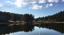 calmness of a dam