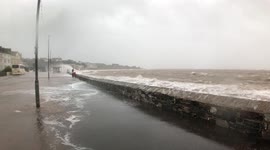 Storm Callum Exmouth Seafront
