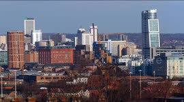 Leeds City Skyline Scrolling Panorama 2014