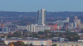 Leeds City skyline 2018 from Rothwell