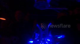Guy passes out on Rollercoaster!!