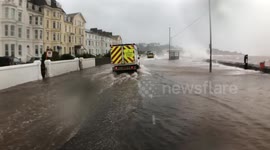 Storm Callum Exmouth Seafront Compilation