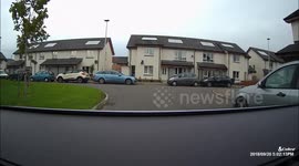 Crazy nightmare neighbour thinks this is a sensible place to park....