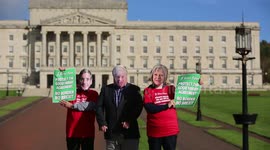 Brexit Protest in Belfast, N. Ireland. (Longer Version)