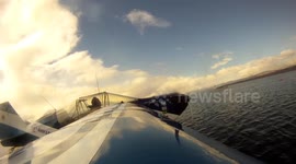 amazing low flight