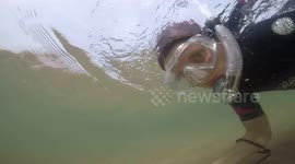 Underwater metal detecting Misery Bay of Lake Superior-GoPro