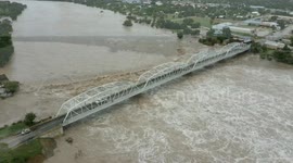 Aerial footage shows Llano River flooding in Texas Hill Country
