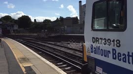 Rail Tamping Machine Departing