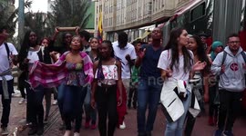 Colombia students stage nationwide protest to demand more budget for higher education