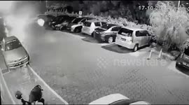 Crazy drives hitting women