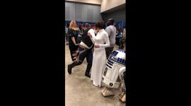 Surprise proposal from my Han Solo at Arkansas Comic Con - September 8th 2018