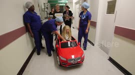 Hospital provides UK children with cars to replace wheelchairs on their ward
