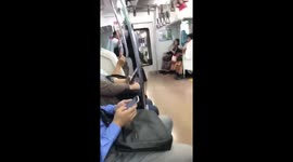 Fight on the subway
